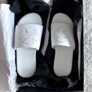 ❌SOLD❌Chrome Hearts shoes sandals slides size 36